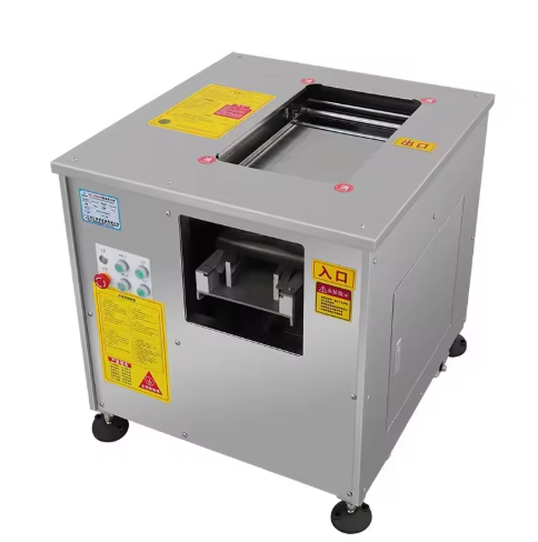 Automatic fish cutter, single chamber, double slicer